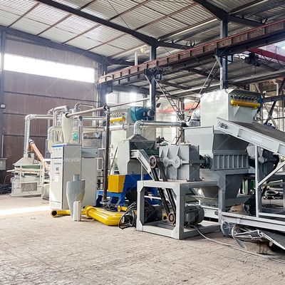 2024 High Efficiency Solar Photovoltaic Panel Recycling Machine Solar Panels Crushing Separating Machine For Recovery Metals