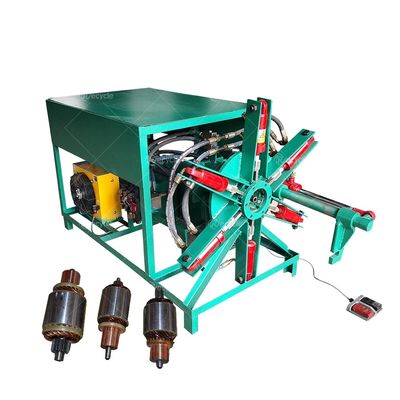 Scrapping Electric Motor Machine/ Motor Wrecker Stator Dismantling Machine to Separate Steel and Copper