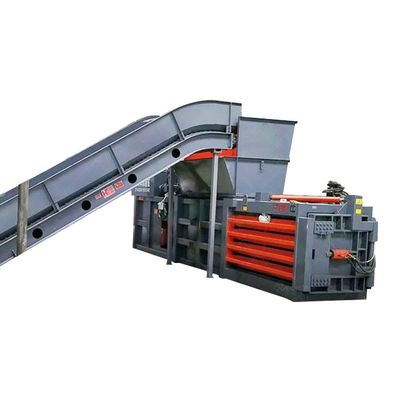 Automatic Horizontal Scrap Metal Baler Machine Hydraulic Baling Press Machine/Horizontal Waste Cardboard Compress Baler