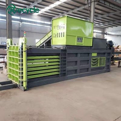 Factory Price 400 Model Horizontal Hydraulic Compressor Scrap Metal Baler Machine For Recycling