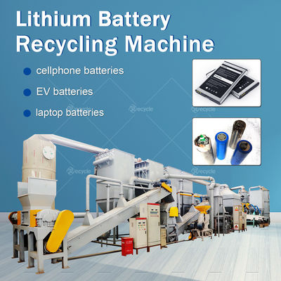 Manufacturer Mobile Cell Ev Car Lithium Battery Recycling Machine Plant Waste Recycling Production Line
