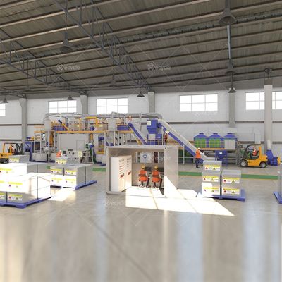 Manufacturer Mobile Cell Ev Car Lithium Battery Recycling Machine Plant Waste Recycling Production Line