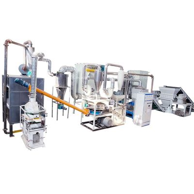 Plastic Final Product Solar Panels Photocell Recycling Equipment with 20000 kg Weight