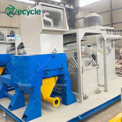 1000kg/h Waste Copper Electric Wire Shredder CE Separating Granulator Scrap Cable Recycling Machine