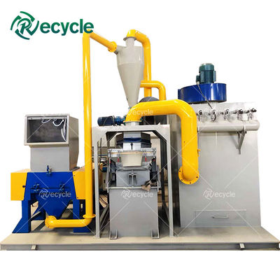 1000kg/h Waste Copper Electric Wire Shredder CE Separating Granulator Scrap Cable Recycling Machine
