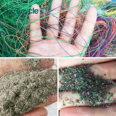 700kg/h Waste Copper Electric Wire Shredder CE Separating Granulator Scrap Cable Recycling Machine