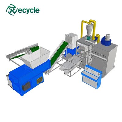 600kg/h Waste Copper cable Shredder Separating Granulator Crusher Plant Scrap Cable Recycling Machine