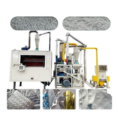 Electrostatic Separation Aluminum Plastic Separation Recycling Machine / Separator