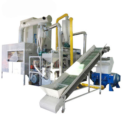 Electrostatic Separation Aluminum Plastic Separation Recycling Machine / Separator