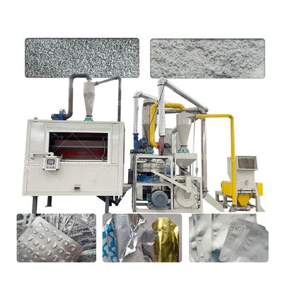 300kg/h Scrap Aluminum Plastic PVC Separator Composite Panel Recycle Machine for Metal and Non-Metal