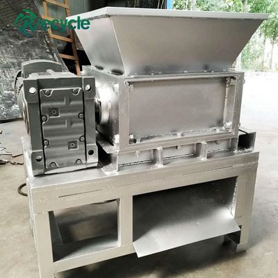High Quality Double Shaft Mini Metal Shredder Small Metal Plastic Shredding Equipment With PLC