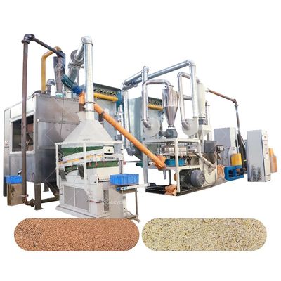 High Recovery Rate Electronic Waste Print Circuit Board Recycling Plant with PLC Control