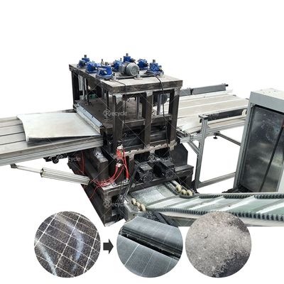 Solar Panel Frame Separate Machine PV Panel Recycling Equipment Solar Panel Deframing machine