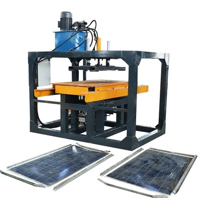 Easy Installation High Working Speed 5.5KW Motor Power Solar Panel Frame Separate Machine