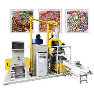 Electric Wire Cable Shredder Peeling Separator for Recycling Scrap Copper Wire Granulator