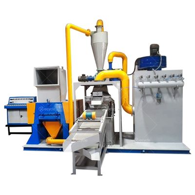 Industrial Cable Wires Electric Cable Granulator Copper And Aluminum Separating Machine