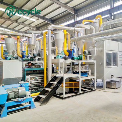 Scrap Aluminum Foil PVC Plastic Separation Machine Solution for E Waste Recycling