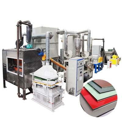 300 Kg/H Aluminum Plastic Foil Waste Recycling Machine for Environment Protection