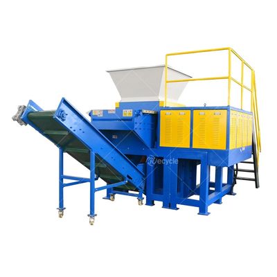 Heavy Duty Single Shaft Shredder Plastic Lumps Buckets Pallets Shredding Machine for Sale
