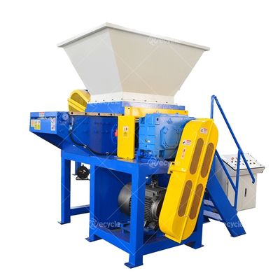 Heavy Duty Single Shaft Shredder Plastic Lumps Buckets Pallets Shredding Machine for Sale