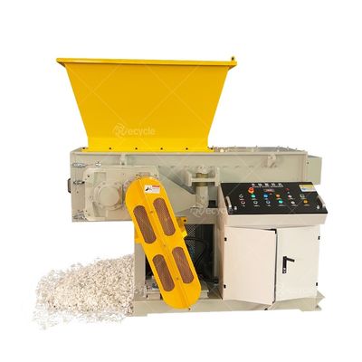 9CrSi Blades Material Double Shaft Shredder for Recycling Hard Drive and Waste Cable