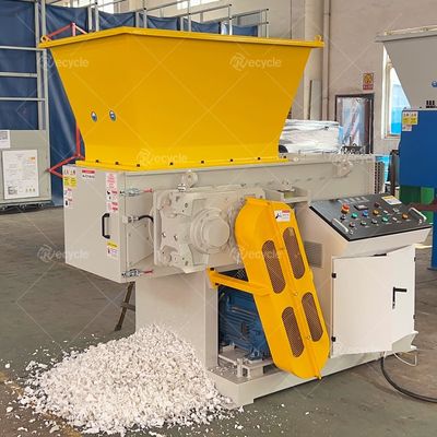 9CrSi Blades Material Double Shaft Shredder for Recycling Hard Drive and Waste Cable