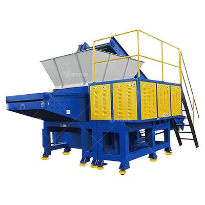 9CrSi Blades Material Double Shaft Shredder for Recycling Hard Drive and Waste Cable