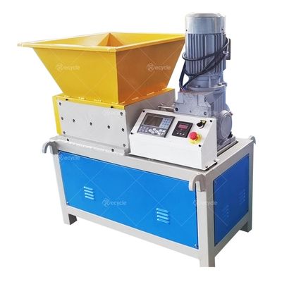 Mini Portable Sofa Cloth Rag Cutting Two Shaft Plastic Paper Crusher with Versatile