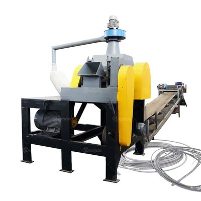 Aluminum Steel Cable Separator Machine for ACSR Wire Recycling Final Product Size 10mm