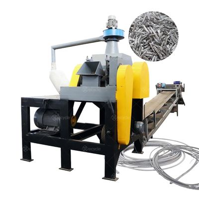 Aluminum Steel Cable Separator Machine for ACSR Wire Recycling Final Product Size 10mm