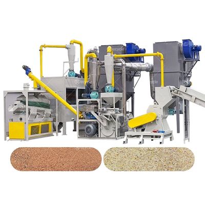 3000KG Weight E Waste Recycling Machine for Scrap Circuit Board and CPU Gold Refining