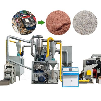 Metal and Non Metal Recycling Plant for Waste Electronic Computers Eco-friendly Choice