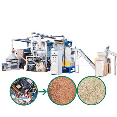 Metal Metallurgy E-waste Recycling Machine Whole Production Line for Harmless Recycling