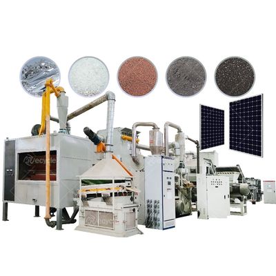 Popular in Europe Photovoltaic PV Panels Recycling Line Solar Modules Recycling Process Recycle Machine For Solar Panel