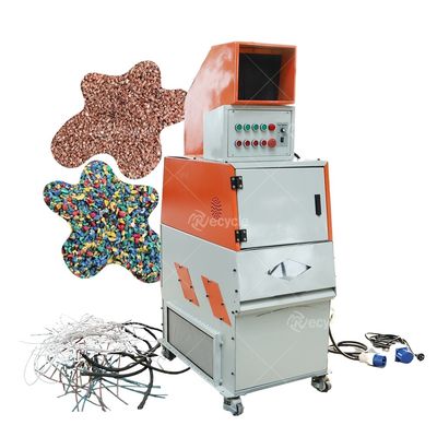 30-50kg/h Capacity Waste Aluminum and Copper Wire Granulator Recycling Machine for Communication Wires