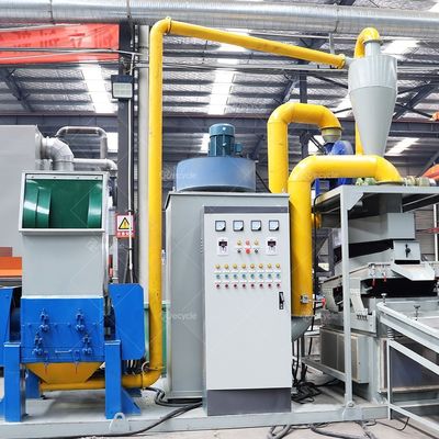 Single Phase 500kg Per Hour Copper Granulator and Separator Machine for Car Wire Recycling