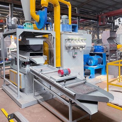 Single Phase 500kg Per Hour Copper Granulator and Separator Machine for Car Wire Recycling