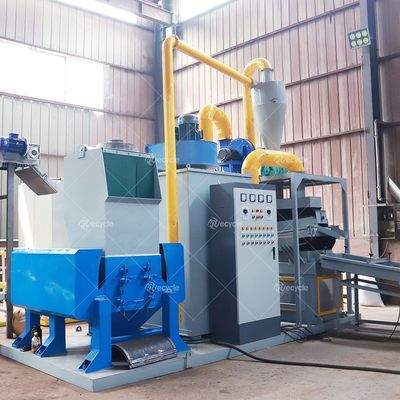 99.9% Purity Copper Wire 100-200kg Per Hour Scrap Copper Wire Granulator Machine 220V/380V