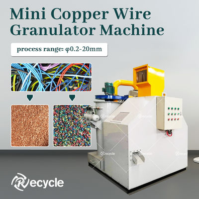 2022 Best Seller Automatic Plastic And Copper Separating Machine Mini Granulator Cable Wire Recycling Machine