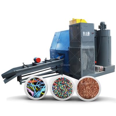 2022 Best Seller Automatic Plastic And Copper Separating Machine Mini Granulator Cable Wire Recycling Machine