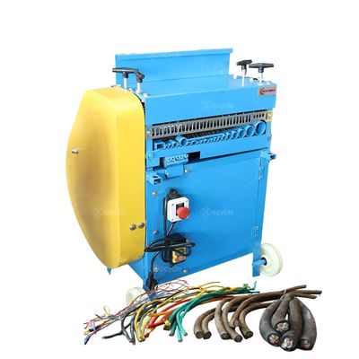 Automatic Waste Copper Wire Recycling Stripper Scrap Electric Wire Crusher Stripping Copper Wire Granulator Machine