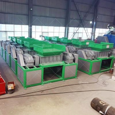Factory Direct Industrial Scrap Cardboard Metal Plastic Double Shaft Shredder Machine For Recycling Wastes