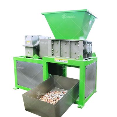 High Capacity Small Fabric Shredder for Fast and Precise Shredding of Fishing Nets