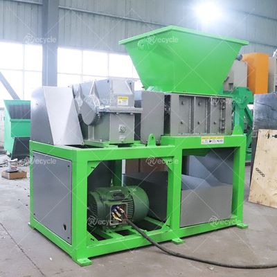 High Capacity Small Fabric Shredder for Fast and Precise Shredding of Fishing Nets