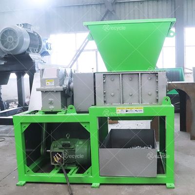 High Capacity Small Fabric Shredder for Fast and Precise Shredding of Fishing Nets