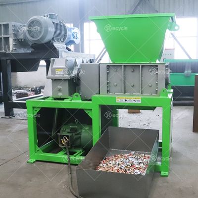High Capacity Small Fabric Shredder for Fast and Precise Shredding of Fishing Nets