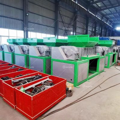 Double Shaft Shredding Machine Hard Drive/Glass /Cable/Plastic Shredder Machine For Recycling Business