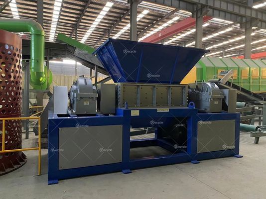 Single Double Shaft Shredding Machine for Metal Shredding of Paper Plastic Films Bags