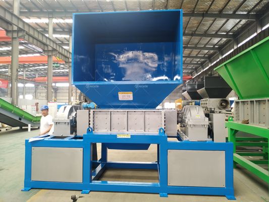 Single Double Shaft Shredding Machine for Metal Shredding of Paper Plastic Films Bags