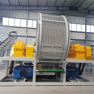 Design Scrap Tyre Recycling Plant Tire Rubber Granules Crusher Machine Automatic Tire Recycling Line